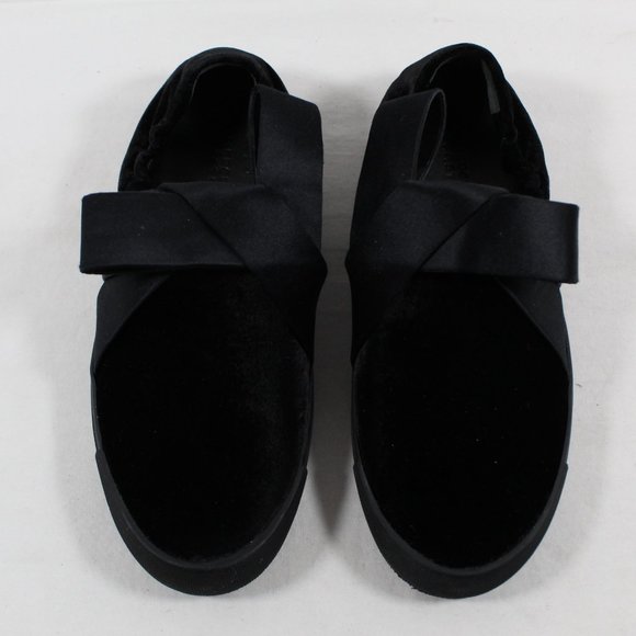 Mercedes Castillo MC Jamilla Slip On Sneakers - Black Velvet 5.5M - Picture 3 of 5